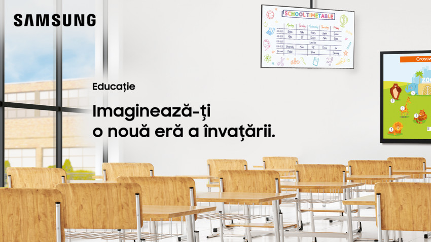 Samsung lansează programul Samsung Ecosystem for Education Development și dotează clasele din România cu tehnologie de ultimă generație
