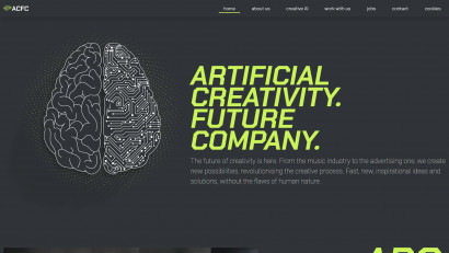 Site-ul ACFC agency - www.artificial-creativity.agency // Teaser IQads