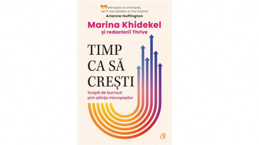 Timp ca să crești. Scapă de burnout prin știința micropașilor - Marina Khidekel | Editura Curtea Veche, 2022