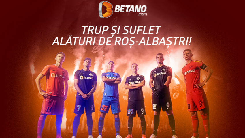 BETANO susține FCSB în noul sezon din poziția de sponsor principal