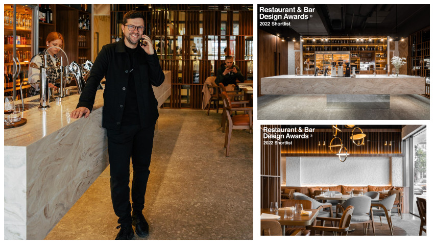 O cafenea din Chișinău, finalistă la cele mai importante premii de design HoReCa din lume: Restaurant & Bar Design Awards
