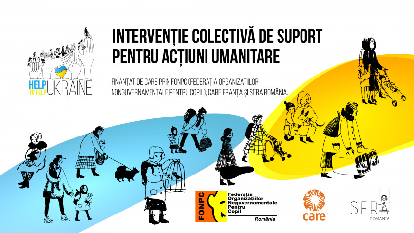 Help to Help Ukraine. Sprijin pentru cei care ajută refugiații din Ucraina