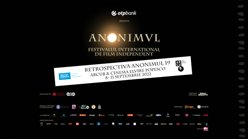 Retrospectiva ANONIMUL 2022, 8-11 septembrie, la Cinema Elvire Popesco și ARCUB