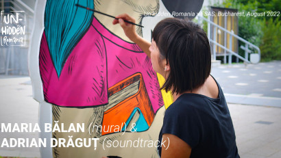 Intervenție artistică multidisciplinară de Maria Bălan (instalație) &amp; Adrian Drăguț (compoziție audio) la Facultatea de Sociologie și Asistență Socială din București