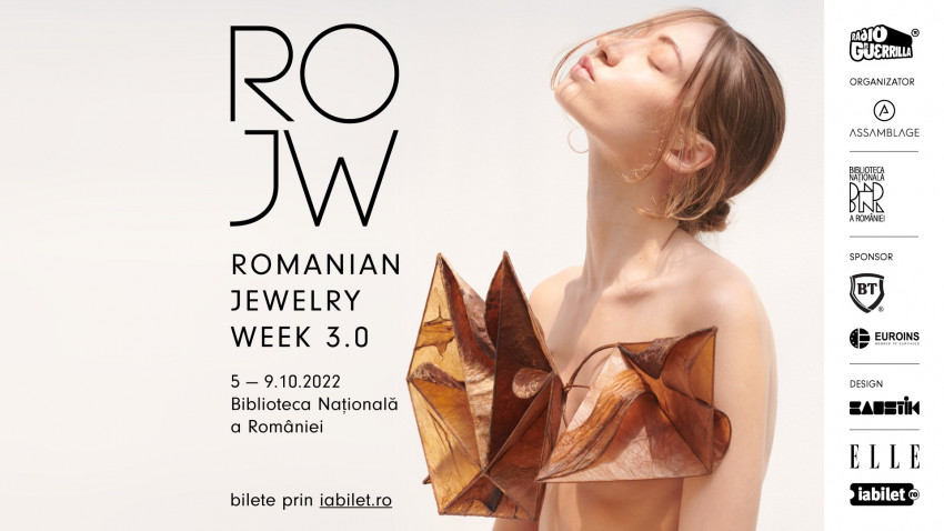 Romanian Jewelry Week 3.0  - 190 designeri de bijuterie contemporană, 9 expoziții colective, 6 locații culturale din București