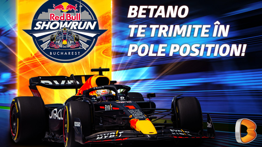 Betano susține pit stop-ul Red Bull Racing Show Run din București