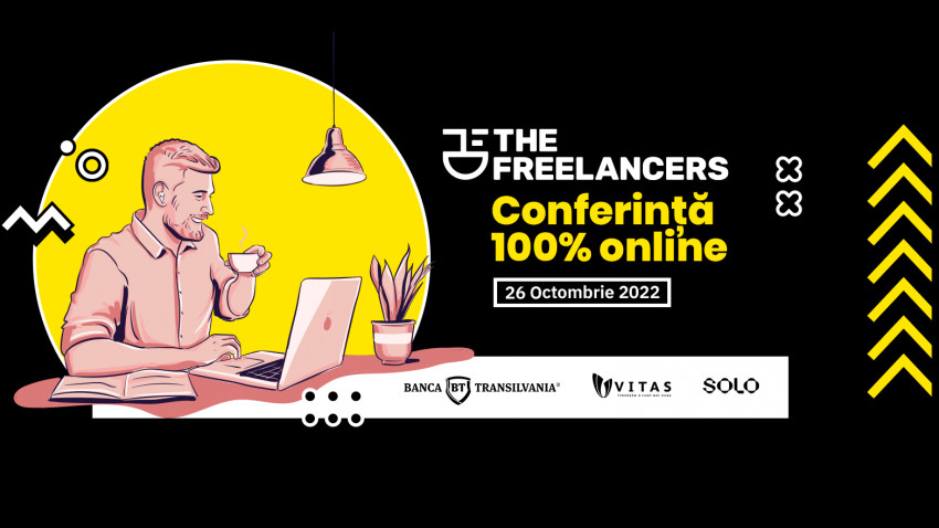 S-au deschis înscrierile pentru The Freelancers -  conferința online dedicată liber profesioniștilor. 15 speakeri, un panel, 10 workshopuri, sesiuni de networking