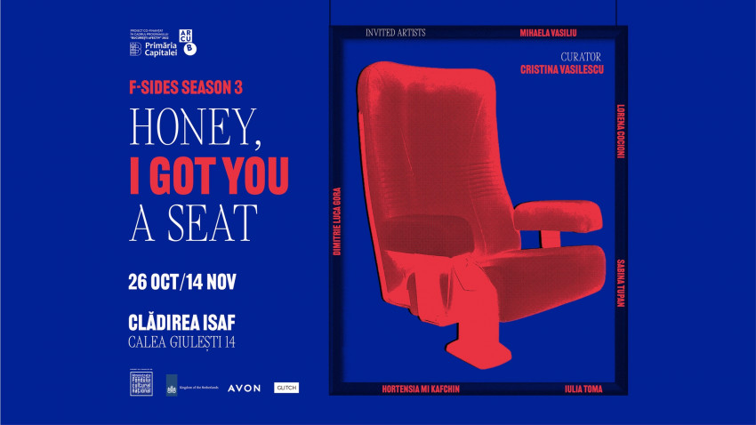 Cineclubul F-SIDES marchează sfârșitul sezonului printr-o expoziție de artă contemporană  - ”Honey, I got you a seat” în cartierul Giulești, clădirea ISAF