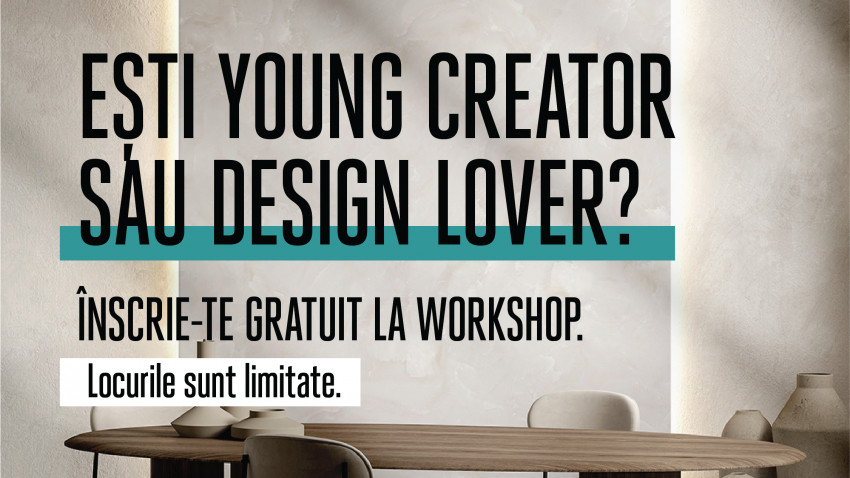 PIATRAONLINE, împreună cu IED (Istituto Europeo di Design), organizează un workshop de design dedicat tinerilor creatori cu acces GRATUIT