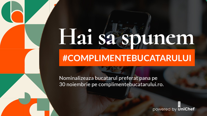 Unilever Food Solutions & 51 Agency lansează o campanie care încurajează românii să scape de stânjeneală când vine vorba de a oferi #ComplimenteBucatarului
