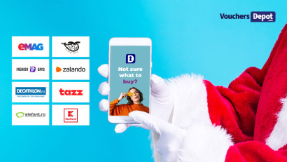 Cardul multibrand VouchersDepot.com, cadoul perfect de Crăciun pentru angajații și partenerii tăi de business