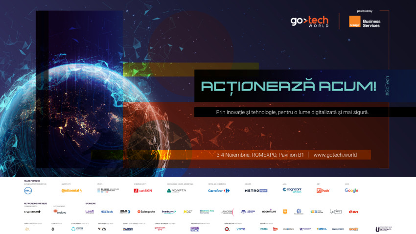 Începe GoTech World 2022. Pe 3 și 4 octombrie, la București, are loc cel mai mare eveniment de business din domeniul IT & Digital al Europei Centrale și de Est
