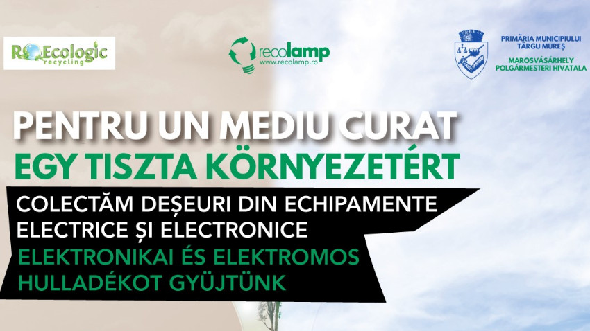 La final de campanie: 100 de tone de DEEE-uri colectate la Târgu-Mureş