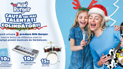ETi - Milk Burger cauta cei mai talentati colindatori!