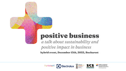 Ce pot face companiile pentru a deveni mai sustenabile și a avea un impact pozitiv asupra mediului? Află răspunsul pe 13 decembrie 2022, &icirc;n cadrul noii ediții POSITIVE BUSINESS &ndash; eveniment hibrid