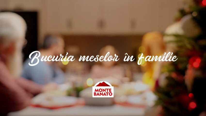 Bucuria meselor în familie, servită de Monte Banato