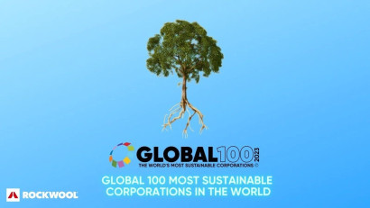 ROCKWOOL ocupă locul 16 &icirc;n topul celor mai sustenabile 100 de companii din lume