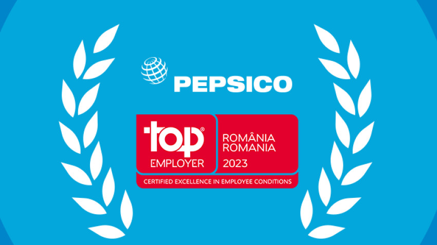 PepsiCo România obține certificarea internațională Top Employer pentru al zecelea an consecutiv