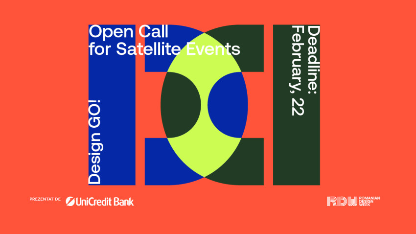 Design GO!: S-a deschis apelul pentru evenimente satelit. Romanian Design Week 2023