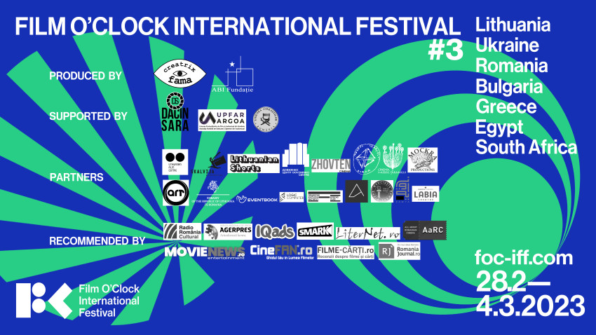 Film O'Clock International Festival revine cu o selecție puternică de filme clasice și scurtmetraje de top. Șapte  țări, un singur festival