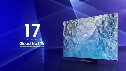 Excelență &icirc;n inovație: Samsung este lider pe piața globală de televizoare pentru al 17-lea an consecutiv