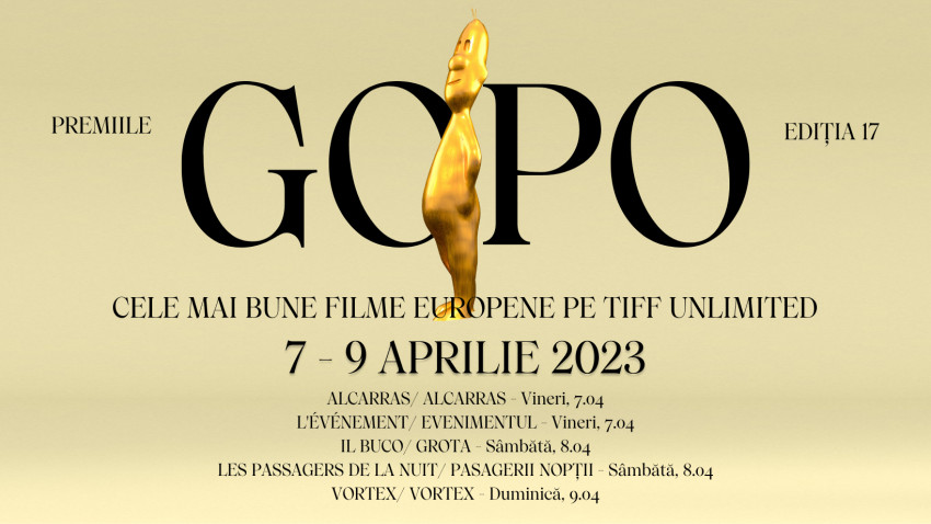 Cele mai bune filme europene nominalizate la Premiile Gopo 2023 se văd gratuit pe TIFF Unlimited, în weekendul 7-9 aprilie