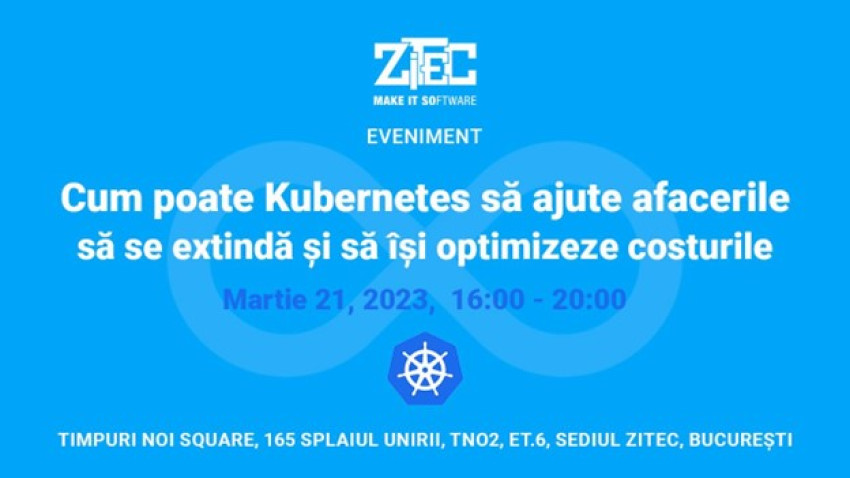 Eveniment Zitec DevOps. Cum a ajutat Kubernetes 3 businessuri importante - Sameday, Token Financial Technologies și Cars2Click să scaleze și optimizeze costuri