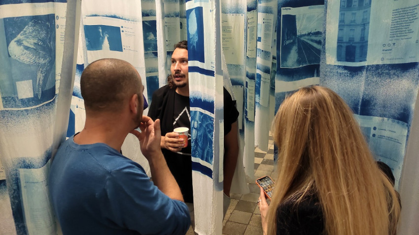 Instalația Share, Tag or Dye Again, în cinci orașe și două țări în 2023