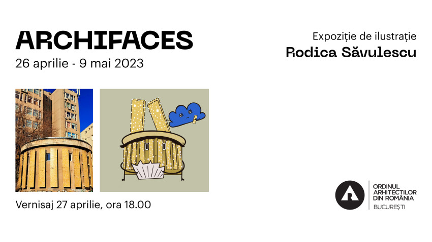 Expoziție de ilustrație Rodica Săvulescu - "Archi/Faces" @ Expo HUB OAR București