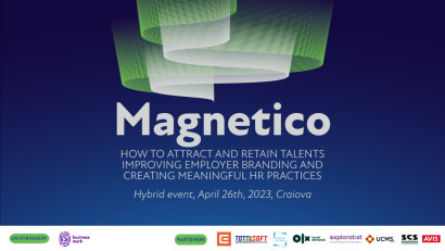 Evenimentul Magnetico, dedicat specialiștilor de resurse umane, ajunge pentru prima dată la Craiova! Pe 26 aprilie 2023, afli cum poți atrage candidații potriviți &icirc;n companie
