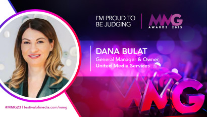 Dana Bulat, General Manager si fondator United Media Services, face parte din juriul internațional M&amp;M Global Awards 2023