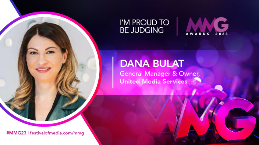 Dana Bulat, General Manager si fondator United Media Services, face parte din juriul internațional M&M Global Awards 2023