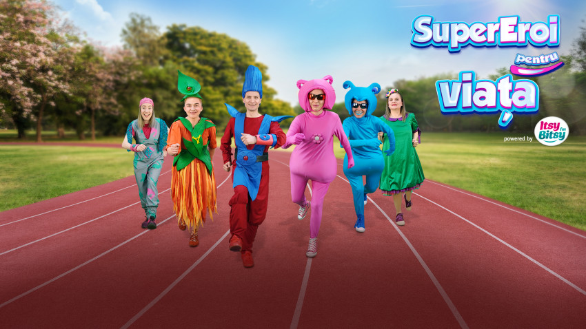 O zi întreagă de sport și mișcare pentru copii și părinți la evenimentul Itsy Bitsy “SuperEroi pentru Viață”