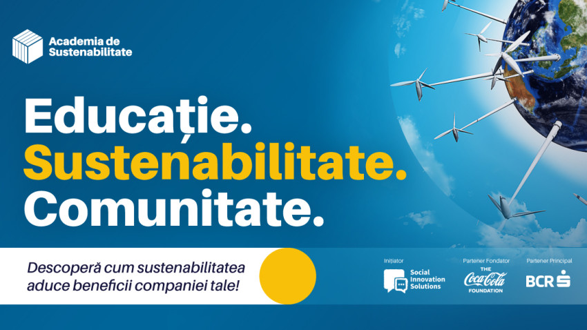 S-a lansat Academia de Sustenabilitate, prima platformă socială și de educație dedicată IMM-urilor din România, cu acces gratuit