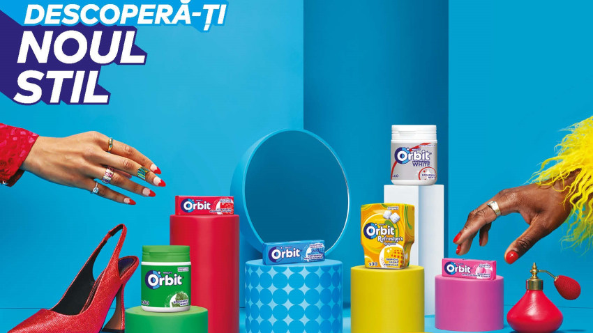 #COLORFIDENCE - Orbit aduce inspirația prin culori cu un nou design al pachetelor de gumă de mestecat
