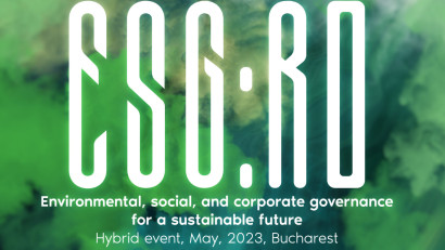 Prima ediție a conferinței ESG:ro: Cum ne ajută indicatorii ESG să asigurăm stabilitatea organizației pe termen mediu și lung și care sunt provocările ce apar &icirc;n aplicarea acestor standarde?
