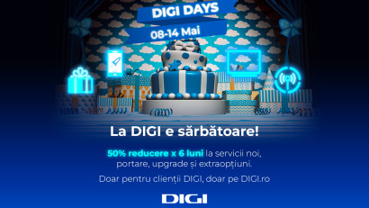 Campania &bdquo;DIGI Days&rdquo; propune o nouă ofertă de nerefuzat dedicată clienților existenți