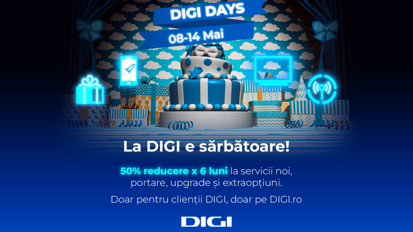 Campania „DIGI Days” propune o nouă ofertă de nerefuzat dedicată clienților existenți