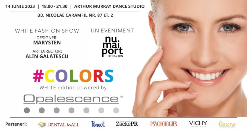 Evenimentul #Colors al comunitatii Nu Mai Port ajunge la a 5a ediție: WHITE by Opalescence este dedicată zâmbetelor și vacanței