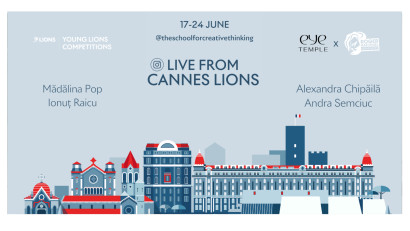 Cannes Lions live pe insta-ul The Alternative School, cu suportul Eye Temple