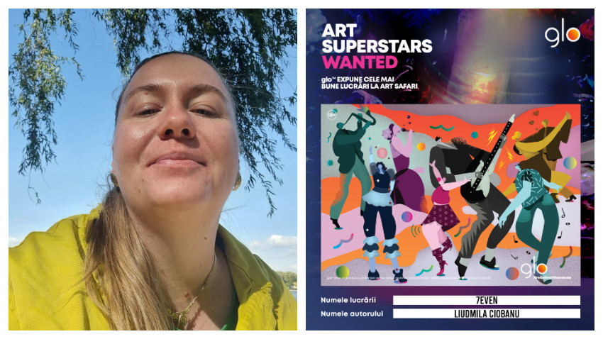 [Art Superstars Wanted by glo™] Liudmila Ciobanu: Contează mult în artă să te lași inspirat de tema pe care vrei să o abordezi, să o lași pe ea să te ghideze