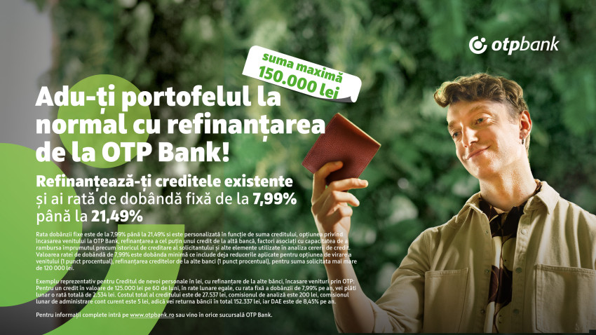 The Geeks semnează o nouă campanie OTP Bank România pentru soluțiile de refinanțare a creditelor