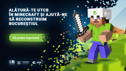Tinerii reconstruiesc Bucureștiul &icirc;n Minecraft &icirc;n cadrul campaniei 2023 de admitere la UTCB, coordonată de Cognition