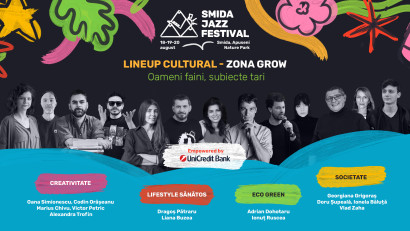 Pe l&acirc;ngă concerte live, Smida Jazz Festival lansează Lineup-ul Cultural al ediției 2023