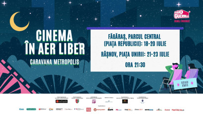 Caravana Metropolis - cinema in aer liber ajunge la Fagaras si Rasnov,&nbsp; intre 18 &ndash; 23&nbsp; iulie