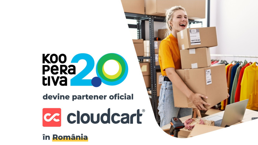 Kooperativa 2.0 este partener oficial CloudCart în România