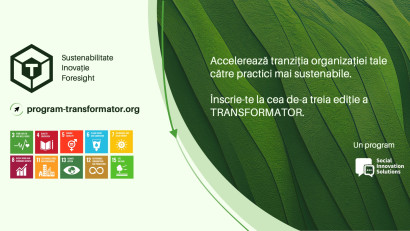 S-au deschis aplicațiile pentru TRANSFORMATOR Ediția 3, program de transformare sustenabilă a organizațiilor
