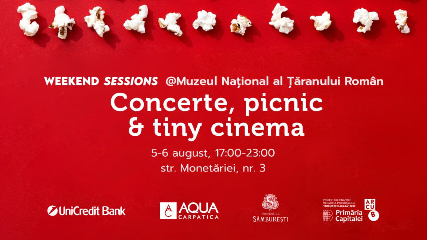 Ultima întâlnire Weekend Sessions, înainte de vacanță, are loc la Muzeul Național al Țăranului Român, în weekend-ul 5-6 august