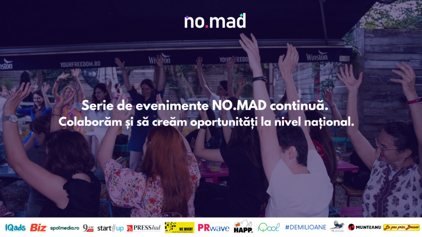 NO.MAD anunță a doua serie de evenimente prin țară pentru freelanceri și antreprenori