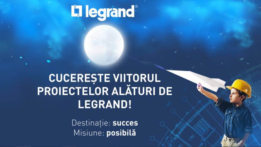 Legrand și White Image lansează campania „Cucerește viitorul proiectelor alături de Legrand" și își recompensează partenerii